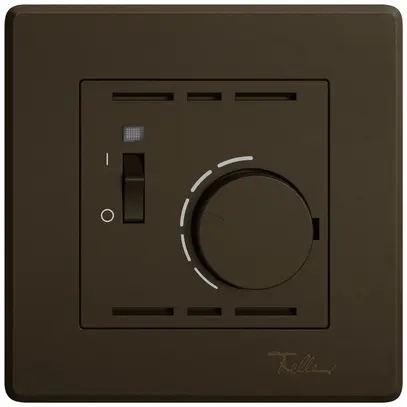 Termostato ambiente INC EDIZIO.liv SNAPFIX® con interruttore 230VAC 50Hz ma 