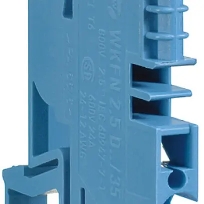 Morsetto di derivazione Hager 2.5mm², 3×N 800V/24A, ad innesto, aperto sul lato 