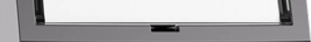 Kit montaggio EDIZIOdue, con cappa di uscita dritta, per 2×RJ45, grigio scuro 