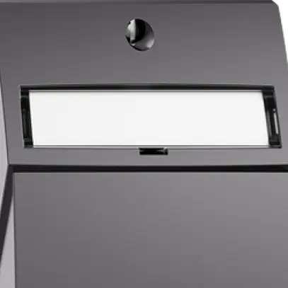 Kit montaggio EDIZIOdue, con cappa di uscita dritta, per 2×RJ45, grigio scuro 