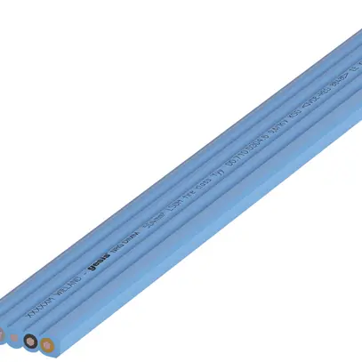 Cavo piatto 5G gesis® NRG DIMM, 4mm², HF, 20A, 0.6/1kV, blu 
