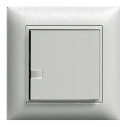 Poussoir ENC ZEP variateur univ. 1c/1t stat.sec. EDIZIOdue silver 