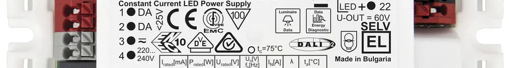 Convertitore LED Osram OTi DALI NFC 700mA 10W IP20 