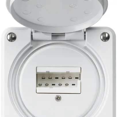 UP-Anschlussdose robusto IP55 weiss 2×TT83 für Kombination 