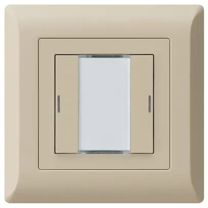 Poussoir ENC kallysto.line KNX 2×LED RGB s/e-link beige 