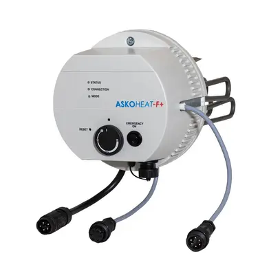 ASKOHEAT-F+ AHFR-BI-plus-5.8 réchauffeur à bride Ø 180 mm à 7 vitesse 