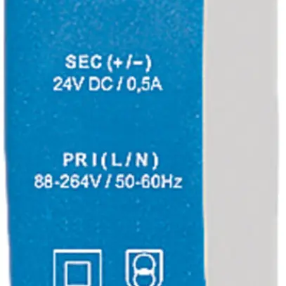 Alimentation à découpage AMD WNT12 88…264VAC/24VDC 12W 0.5A 