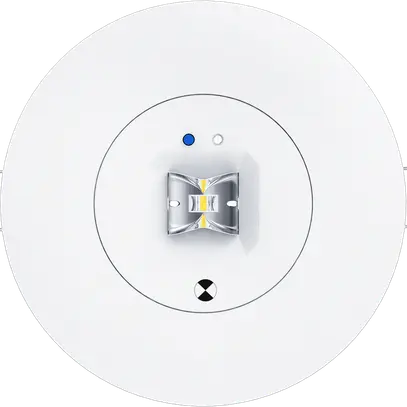 Luce d'emergenza a incasso a LED Iris Via di fuga autotest E3 LiFePO4 