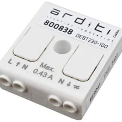 Regolatore a pulsante DOTLUX CASAMBI 85…240V REG IP20 41×37×14mm bianco 