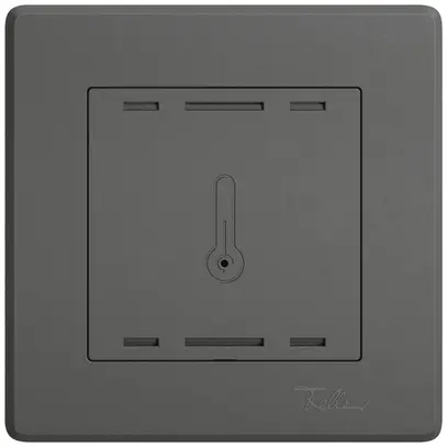 Comando p.sensore temperatura ambiente INC EDIZIO.liv Wiser SNAPFIX® 96×96mm grs 