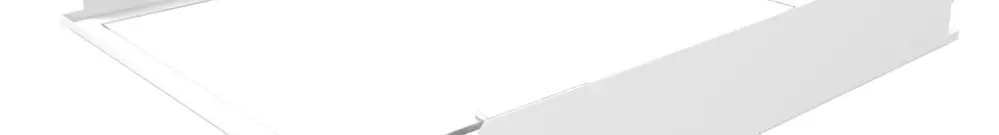 Cadre d'encastrement Sylvania STARTLED acier 599×599×89mm blanc 