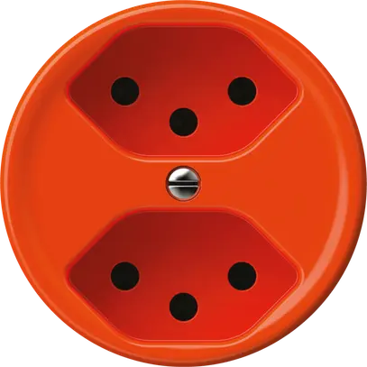 Presa origin 2×tipo 13 10A 230V 60×60mm arancione 