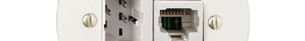 Presa INC xDSL RJ45/TT83 bianco ITplus con filtro 