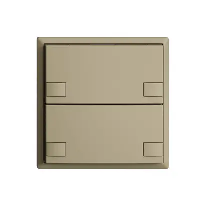 Poussoir KNX RGB EDUE, 250mW, s.LED, 2×poussoir, comm.2×touches, sa 