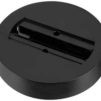 Rosone da soffitto AP SLV adattatore di raccordo lampada monofase nero 