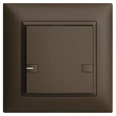 Pulsante KNX RGB INC EDUE FMI, 250mW, c.LED RGB, 1×pulsante, com.2×tasti, cof 