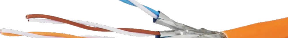 Datenkabel Dätwyler CU 7002 4P S/FTP, Kat.7 LS0H CPR Dca orange Eine Länge