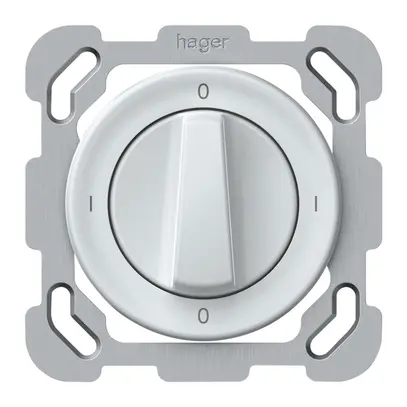 Interruttore rotativo INC origin interruttore 0/1L 16A 250V 0-I-0-I 77×77mm bi 