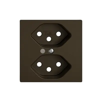 Kit di montaggio EDIZIO.liv SNAPFIX® per presa 2×T13 con lente frontale ma 