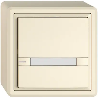 Pulsante KNX RGB AP EDIZIO.liv SNAPFIX® sensore temp.RGB-LED targ.1× com.2T cr 