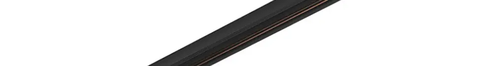 Binario conduttore AP SLV TRACK 48V 1fa alluminio nero 4000mm 