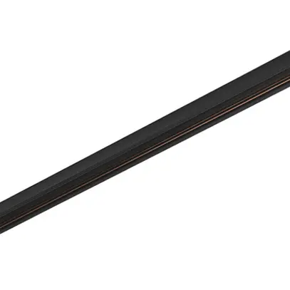 Binario conduttore AP SLV TRACK 48V 1fa alluminio nero 4000mm 