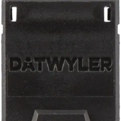 Clapet antipoussière Dätwyler pour KST PLUS Cat.6A Keystone, noir 