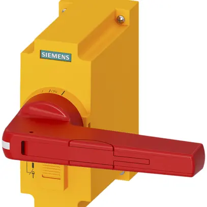 Transmission directe Siemens SENTRON pour 3KF t.4, verrouillable, rouge/jaune 
