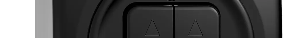 Pulsante per tapparella AP STANDARDdue nero 2 canali 