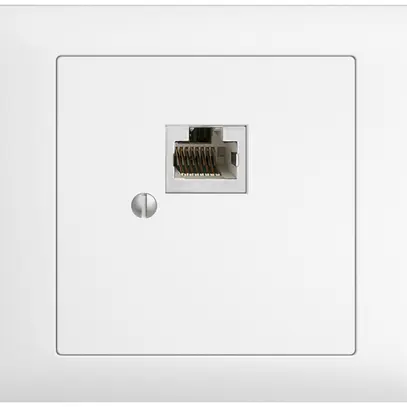 Scatola INS 1×RJ45/s 8P EDIZIOdue bianco R&M swissline 