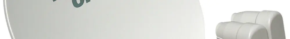 Antenne parabolique WISI OA78, 75cm, gris clair 