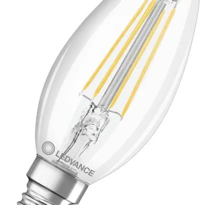 Lampada LED LEDVANCE CLAS B E14 4W 470lm 4000K Ø35×100mm B10.5 chiaro 