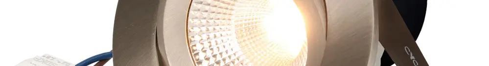 Spot LED INS maxLUCE ROUND 230 8W 850lm 3000K IP44 MB REG Ø95mm nichel 36° 