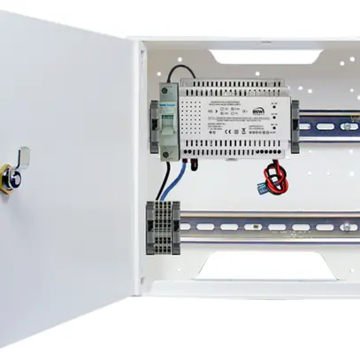 Boîtier AP BSW NTLG243.5, avec porte, cylindre&rails DIN, sectionneur de réseau 