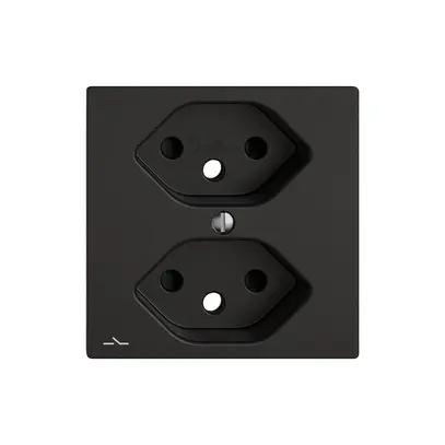 Kit di montaggio EDIZIO.liv SNAPFIX® per presa 2×T13 separata shutter ne 