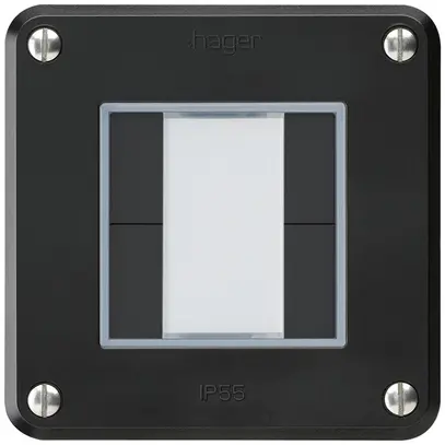 Poussoir ENC robusto C KNX 4× s/e-link noir 