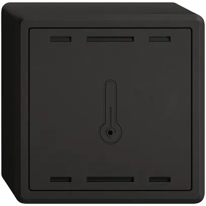 Sensore temperatura ambiente AP EDIZIO.liv Wiser SNAPFIX® K+ 230V 74×74×54mm ne 