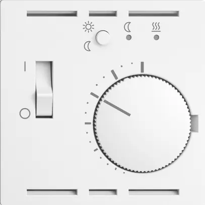 Termostato ambiente INC EDIZIOdue bianco con sonda e orologio 