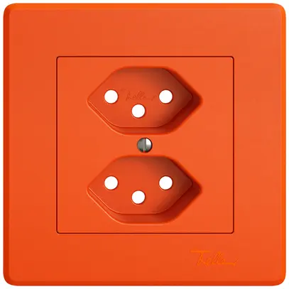 Kit di montaggio INC EDIZIO.liv SNAPFIX® per presa 2×T13 ar 