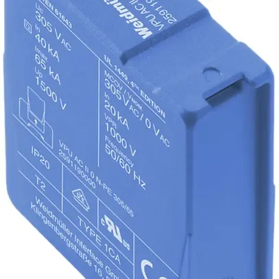 Parafoudre de rechange Weidmüller VPU AC II 0 N-PE 305/65 