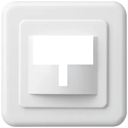 UP-Frontset basico 86×86mm weiss für Bewegungsmelder 