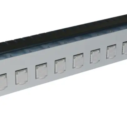 Panneau cat.6 1UH 16F.16RJ45/s blanc 