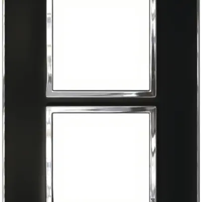 Intestazione INC Legrand Arteor 2×1, verticale, mirror black 