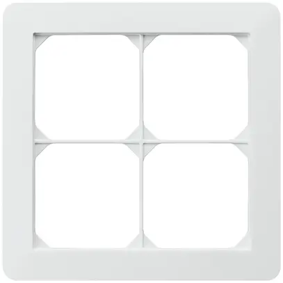 Telaio di copertura INC kallysto.trend 2×2 bianco 154×154mm 