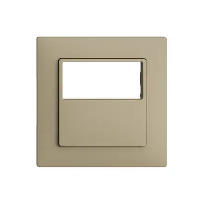 Set frontale EDIZIOdue F per rilevatore di movimento pirios 180 R eco plus, sand 