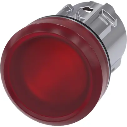 Voyant lumineux Siemens SIRIUS ACT rouge métal brillant 