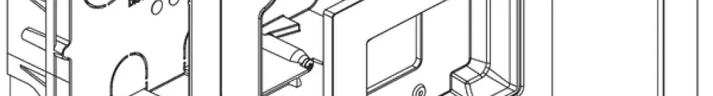 Kit di montaggio INC Urmet Alpha, 1×modulo, per videocitofono 7" 