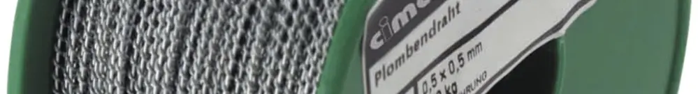 Filo per sigilli di piombo 0.5/0.3mm 380m 