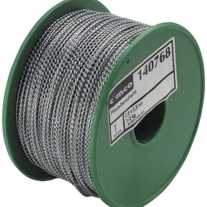Filo per sigilli di piombo 0.5/0.3mm 380m 