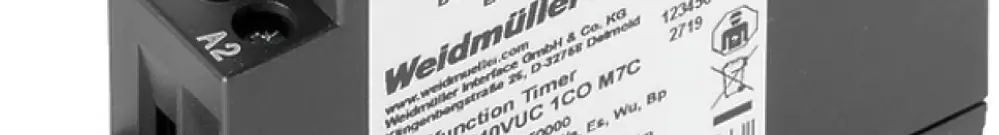 Zeitrelais WM TFIS 12…240VUC 1CO M7C, Steuereingang, 1W 8A, Schraube 
